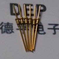德平电子供应470pF微型引线镀金穿心电容