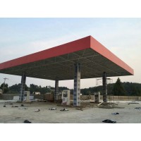加油站网架结构价格锦州隆顺金属结构定制加工