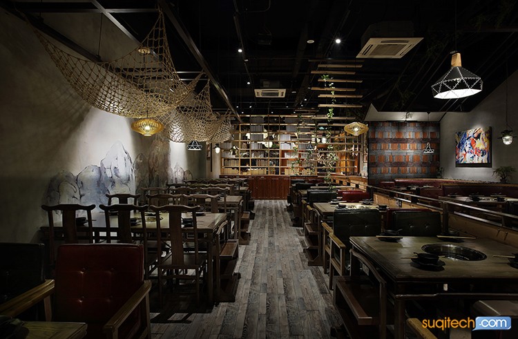 杭州火锅店装修案例 杭州火锅店装修效果图 杭州火锅店装修公司