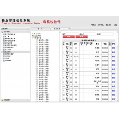 森格锐物业管理系统(通用版)