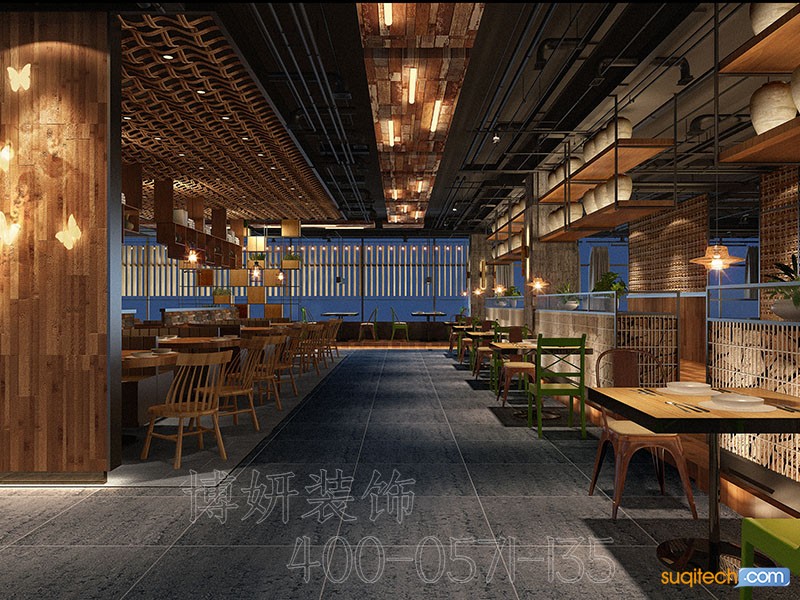 杭州快餐店装修案例 杭州快餐店装修效果图 杭州快餐店装修公司