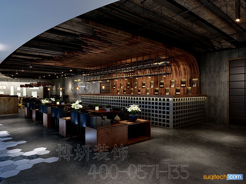 杭州快餐店装修案例 杭州快餐店装修效果图 杭州快餐店装修公司
