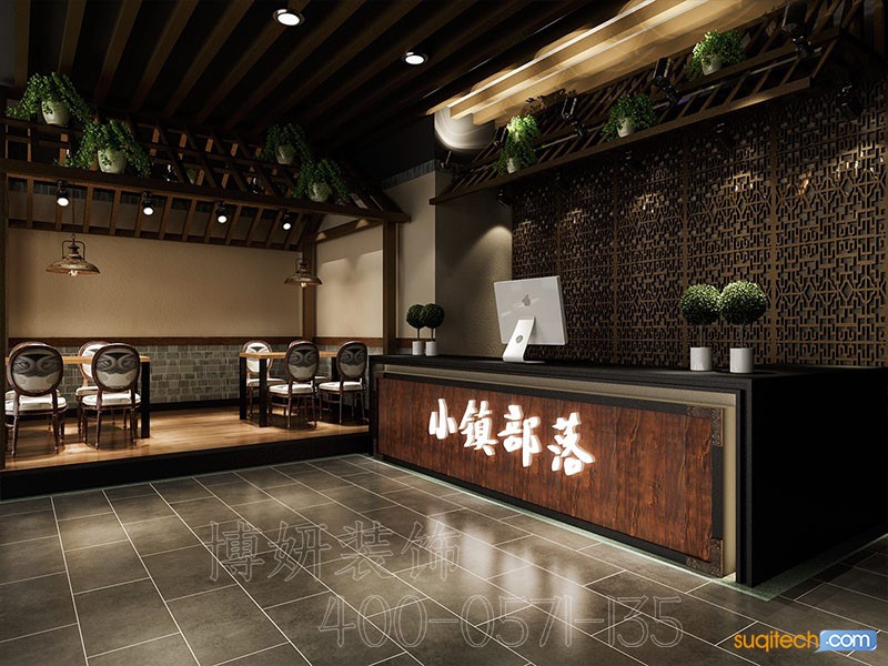 杭州餐馆装修案例 杭州餐馆装修设计 杭州餐馆装修公司