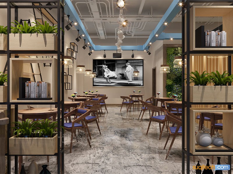 杭州奶茶店装修案例 杭州奶茶店装修设计效果图 杭州奶茶店装修公司