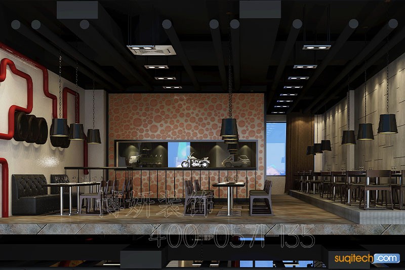 宁波特色小吃店装修 宁波特色小吃店装修公司 宁波特色小吃店装修效果图