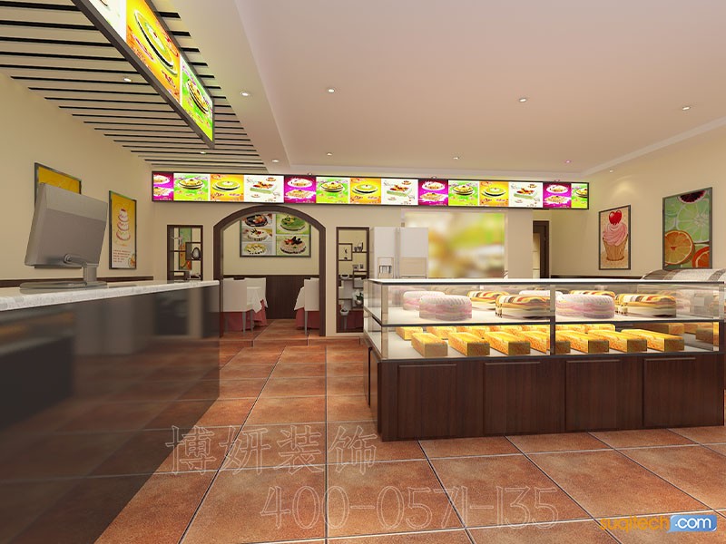 杭州奶茶店装修案例 杭州奶茶店装修设计效果图 杭州奶茶店装修公司