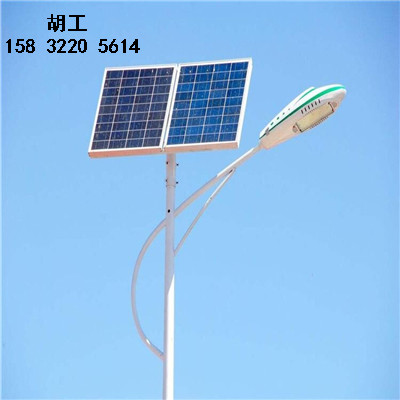 天津新农村太阳能路灯6米通常配置安装