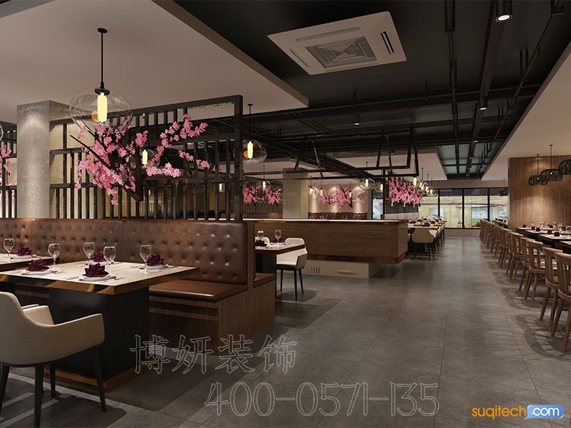 杭州自助餐厅装修案例 杭州自助餐厅装修设计 杭州自助餐厅装修公司