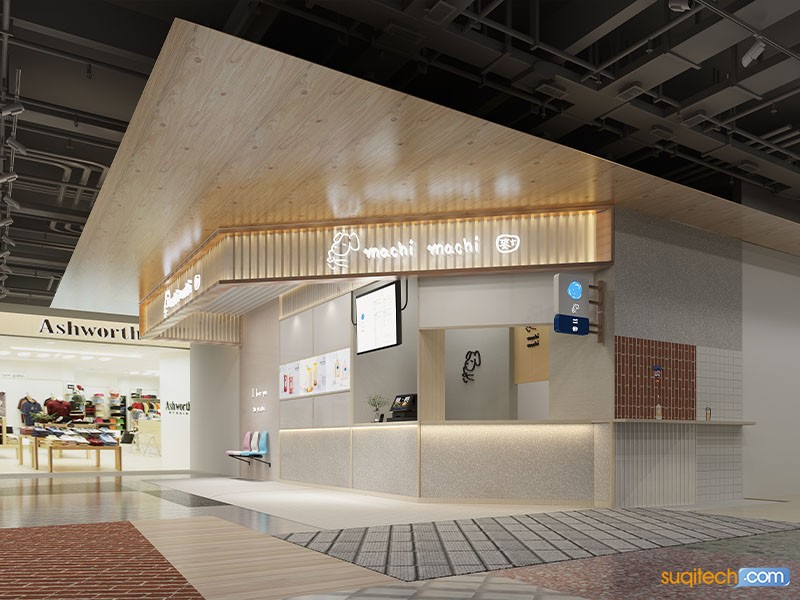 杭州奶茶店装修案例 杭州奶茶店装修设计效果图 杭州奶茶店装修公司