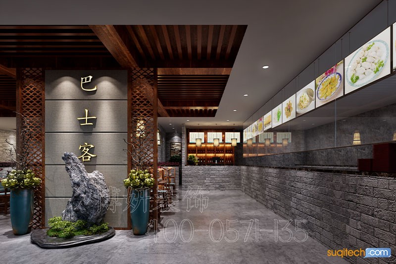 杭州快餐店装修案例 杭州快餐店装修效果图 杭州快餐店装修公司