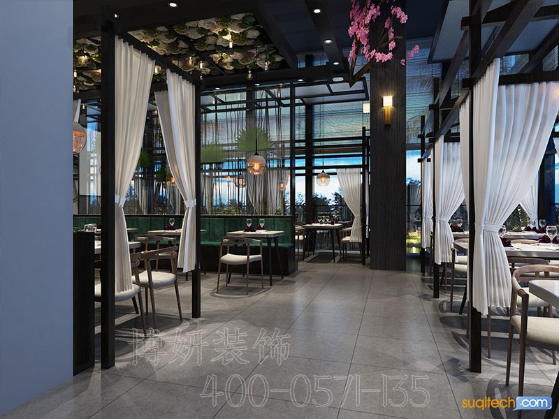 杭州饭店装修案例 杭州饭店装修设计 杭州饭店装修公司