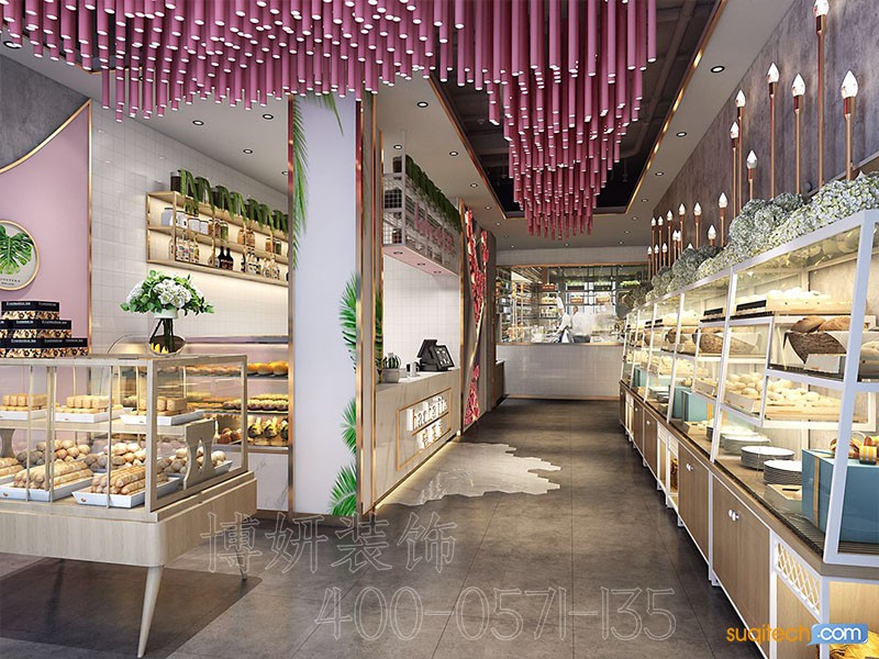 杭州蛋糕店装修案例 杭州蛋糕店装修设计 杭州蛋糕店装修公司