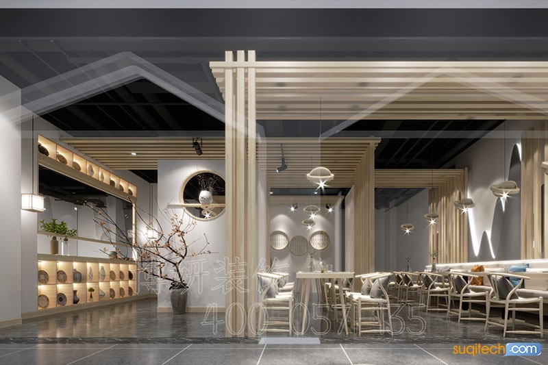 杭州茶餐厅装修案例 杭州茶餐厅装修设计效果图 杭州茶餐厅装修公司