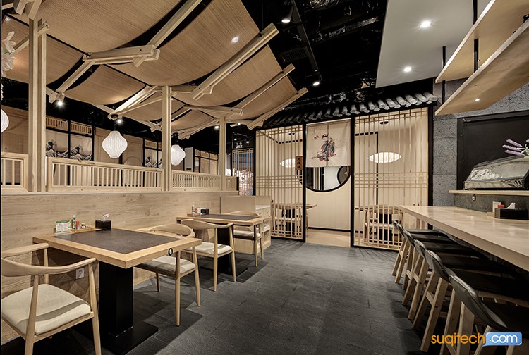 杭州料理店装修案例 杭州料理店装修设计 杭州料理店装修公司
