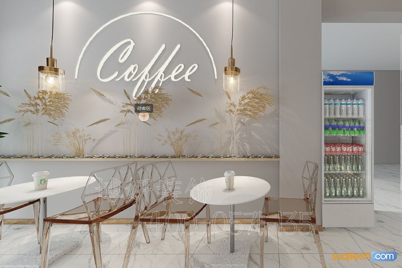 杭州奶茶店装修案例 杭州奶茶店装修设计效果图 杭州奶茶店装修公司