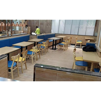 2021大型港式餐厅桌椅-实木餐厅桌椅-茶餐厅桌椅生产商