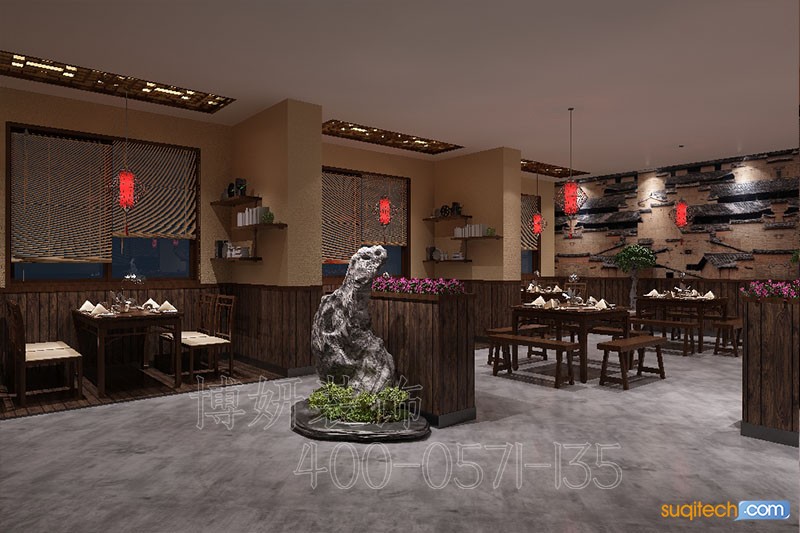 杭州饭店装修案例 杭州饭店装修设计 杭州饭店装修公司
