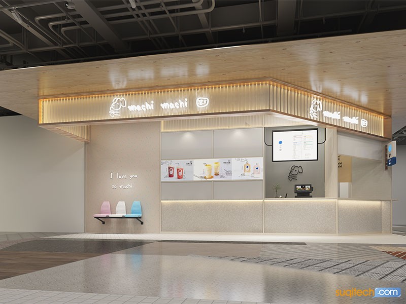 南京奶茶店装修设计案例 南京奶茶店装修效果图 南京奶茶店装修公司