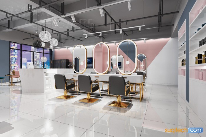 宁波理发店装修设计 宁波理发店装修设计效果图 宁波理发店装修设计公司