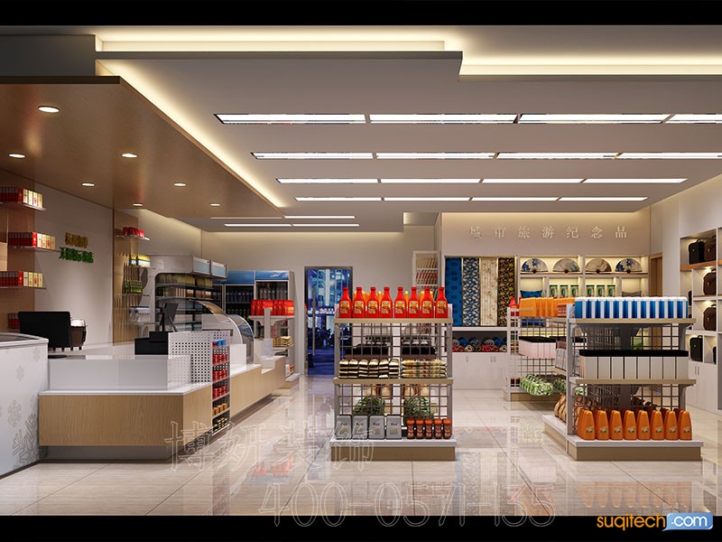 宁波便利店装修设计效果图 宁波便利店装修设计案例 宁波便利店装修设计公司