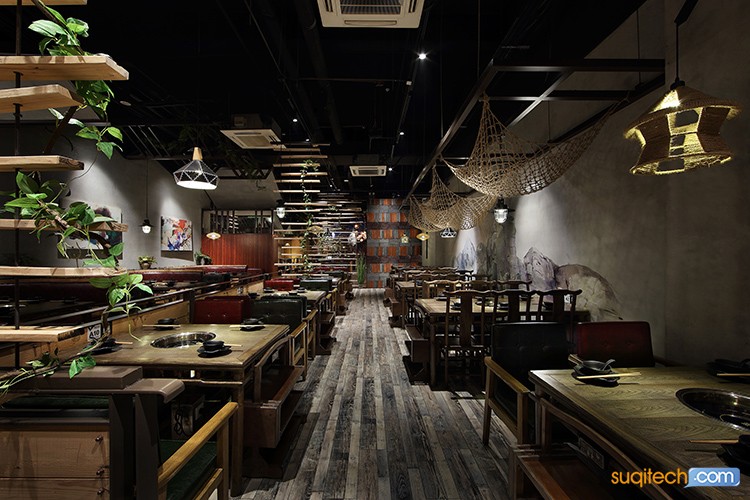 宁波烧烤店装修 宁波烧烤店装修公司 宁波烧烤店装修设计效果图