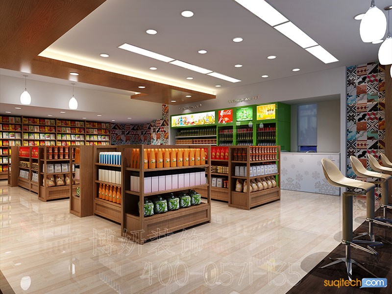 宁波便利店装修设计案例图 宁波便利店装修设计公司 宁波便利店装修设计效果图