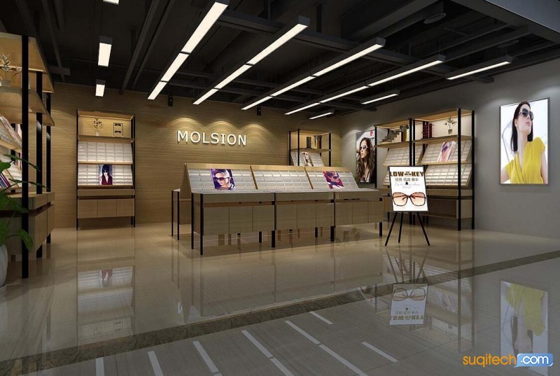 南京眼镜店装修设计案例 南京眼镜店装修设计公司 南京眼镜店装修设计效果图