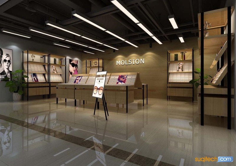 南京眼镜店装修设计案例 南京眼镜店装修设计公司 南京眼镜店装修设计效果图