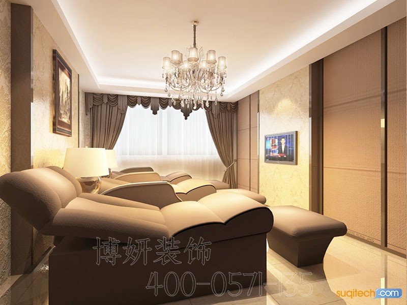 宁波足浴会所装修设计 宁波足浴店装修 宁波足浴店装修设计效果图
