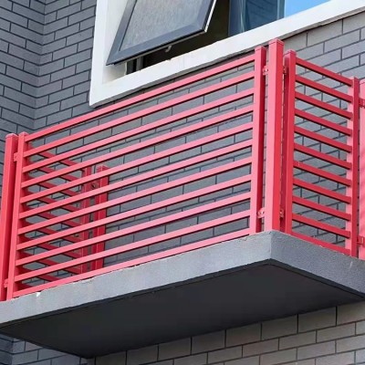 上海楼顶护栏栏杆喷塑锌钢阳台护栏设计生产铝板空调罩