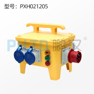 鹏汉防水工业插座箱三级配电箱检修插座箱PXH​021205