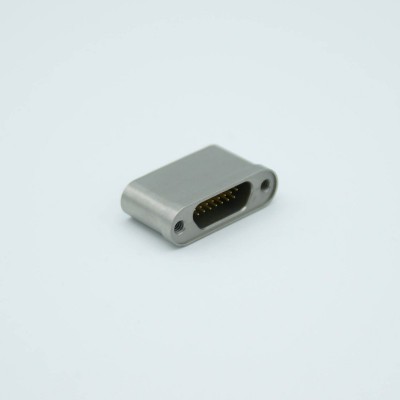 Micro-D型多针馈通真空配件可焊接安装A8978-2-W
