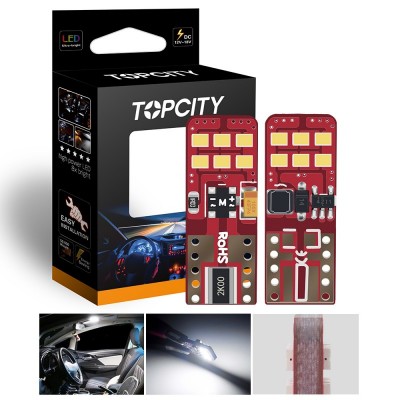 Topcity光电一号T10示宽灯阅读灯牌照灯仪表灯