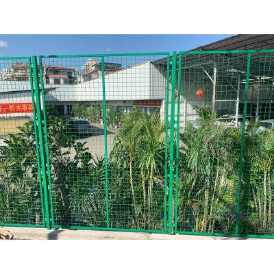 框架护栏 公司铁路防护围栏 小区果园围栏 双边丝护栏