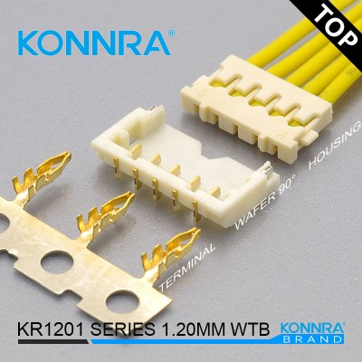 康瑞KR1201单排胶壳用接插件仿MOLEX翻盖式软排座子