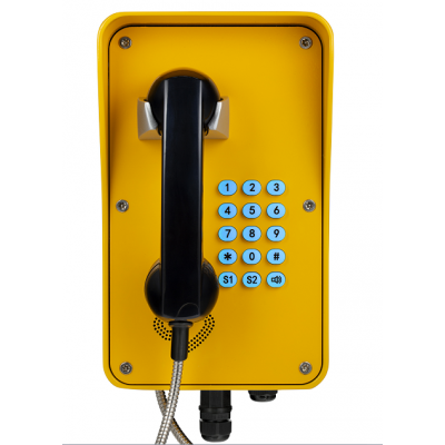 应急求助电话机 工业抗噪电话机 壁挂式防水电话机