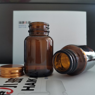 棕色避光广口玻璃瓶螺旋广口瓶