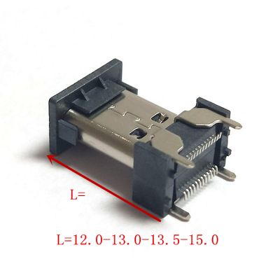 TYPE-C24P母座四脚立贴12.0-13.0-13.5