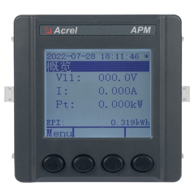 高精度多功能电力仪表可选配以太网复费率SD卡等功能 APM