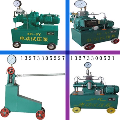 山东小型打压泵设备，双缸2S-SY手动试压泵设备
