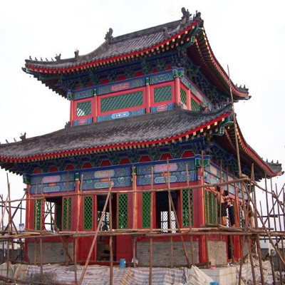 北京市园林古建筑施工-北京钢结构仿古建筑施工-北京仿古钢结构