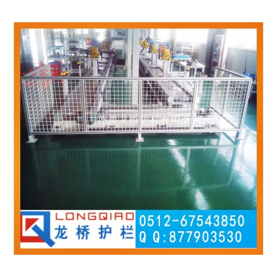 江阴铁丝网机器人围栏 机器人围栏安全锁 订制工业铝型材防护网