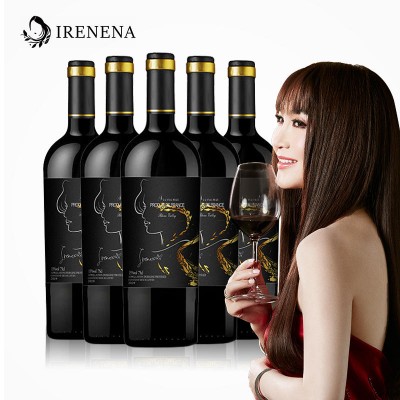 IRENENA红酒温碧霞自创品牌进口法国葡萄酒海潮酒庄干红