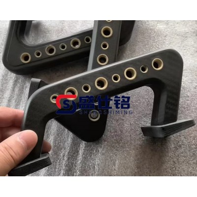 碳纤维把手 碳纤维异形件 碳纤维模压件 碳纤维型材加工