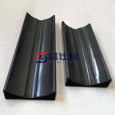 碳纤维U型管 U型槽 盛仕铭碳纤维型材生产定制
