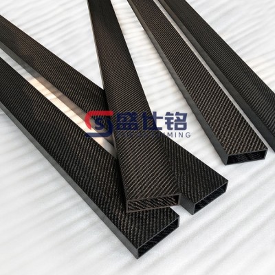 盛仕铭厂家生产碳纤维横梁 碳纤维顶杆 超长碳纤维矩形管