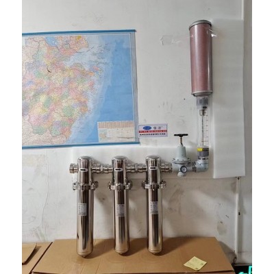 避难硐室供氧系统 矿用压风不锈钢过滤器