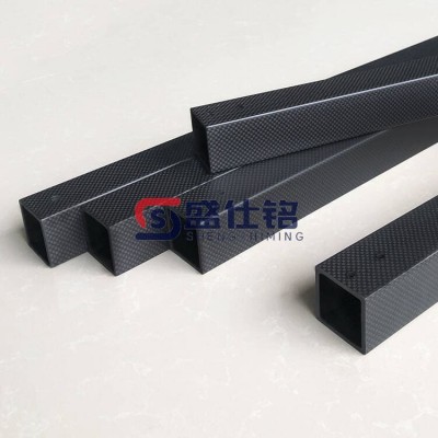 碳纤维矩形管 3k管编织纹路 外方内方哑光碳纤维方管