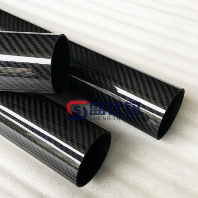 3k碳纤维管盛仕铭厂家直供定制批发 平纹亮光碳纤管