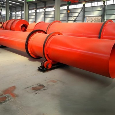 智能匀风卧式回转干燥设备滚筒式食品烘干机